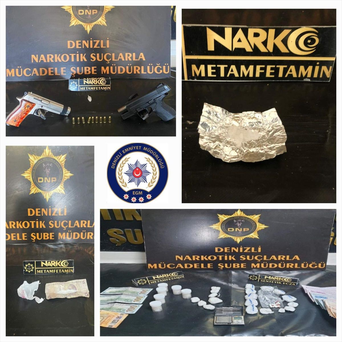 Denizli\'de Uyuşturucu Operasyonu: 6 Tutuklama