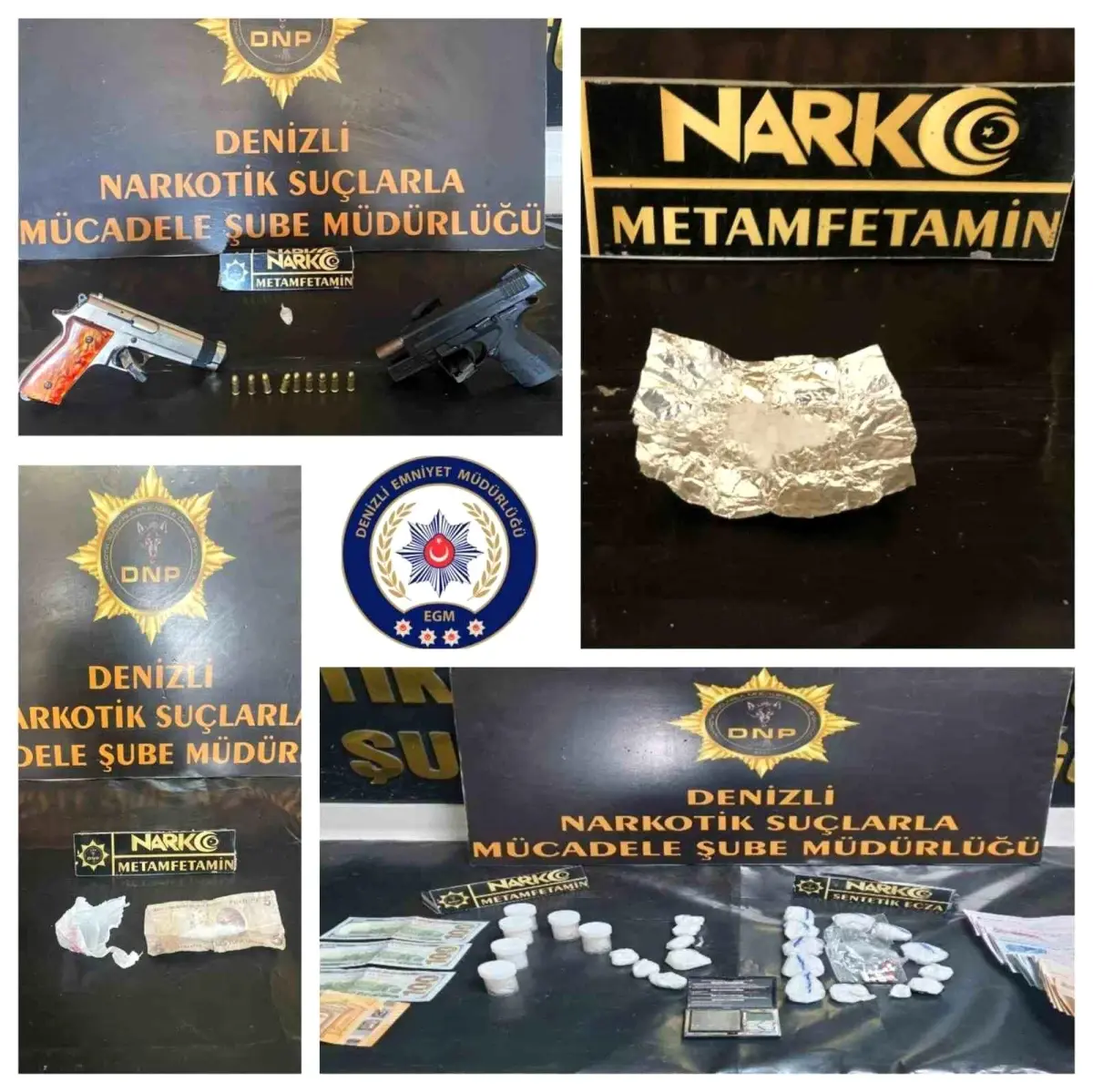 Denizli\'de Uyuşturucu Operasyonu: 6 Tutuklama