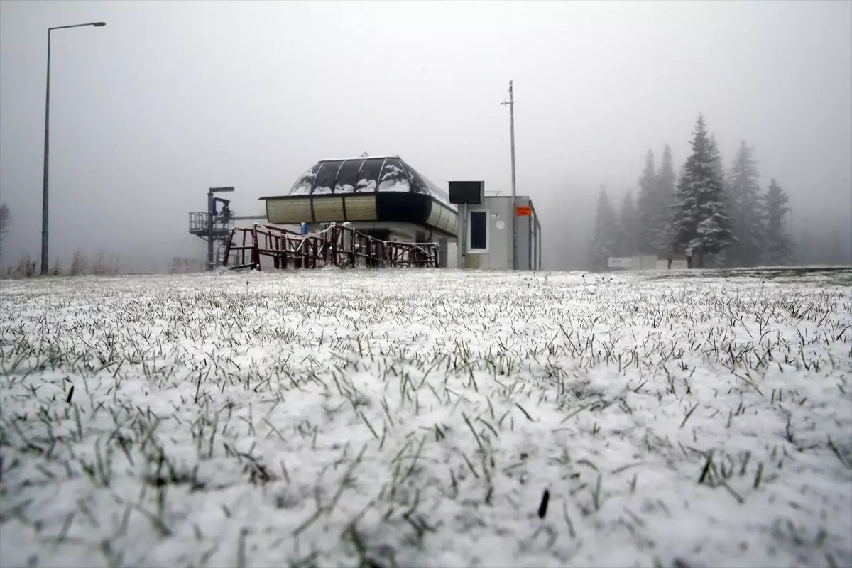 Ilgaz Dağı\'na İlk Kar Düştü