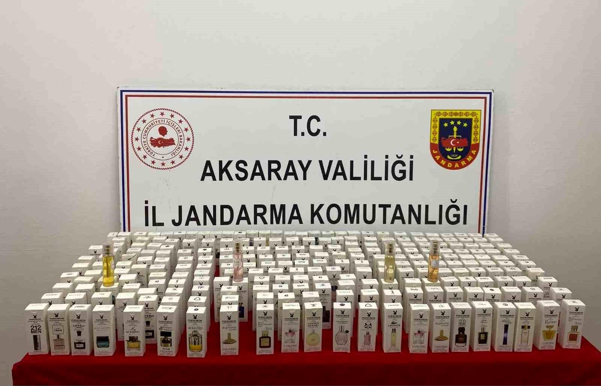 Aksaray\'da Kaçak Parfüm Operasyonu
