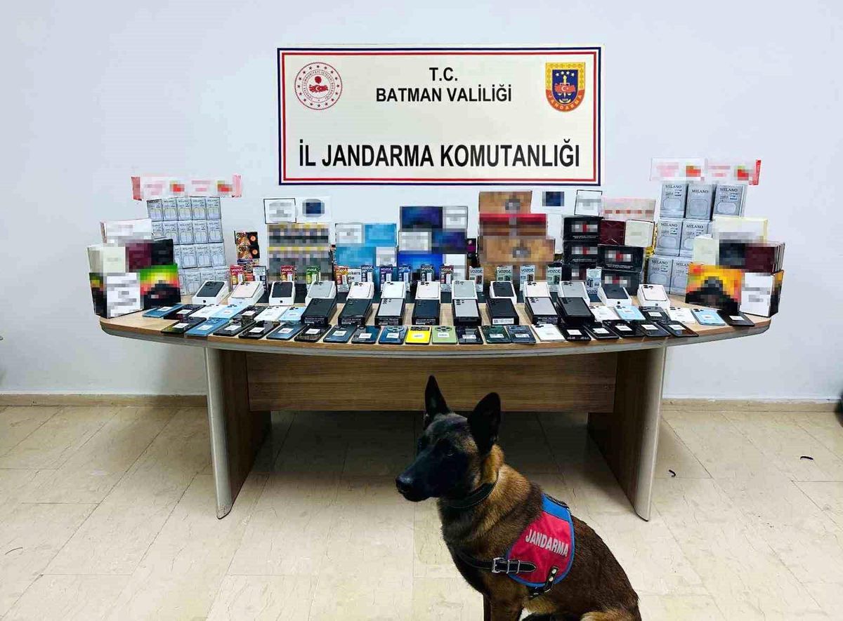 Batman\'da 1.75 Milyon TL\'lik Kaçak Ürün Ele Geçirildi
