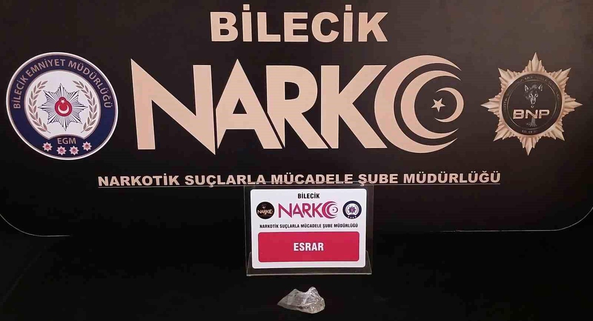 Bilecik’te Uyuşturucu Yakalandı