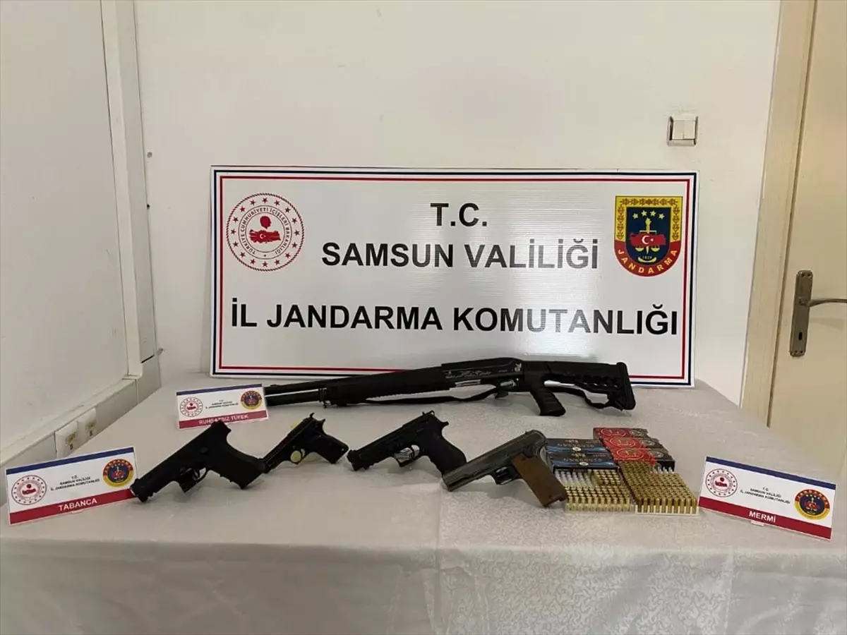 Samsun\'da Kaçak Silah Ticareti Operasyonu