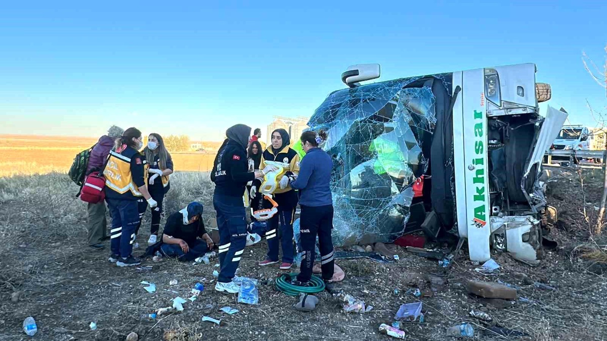 Aksaray\'da Feci Otobüs Kazası