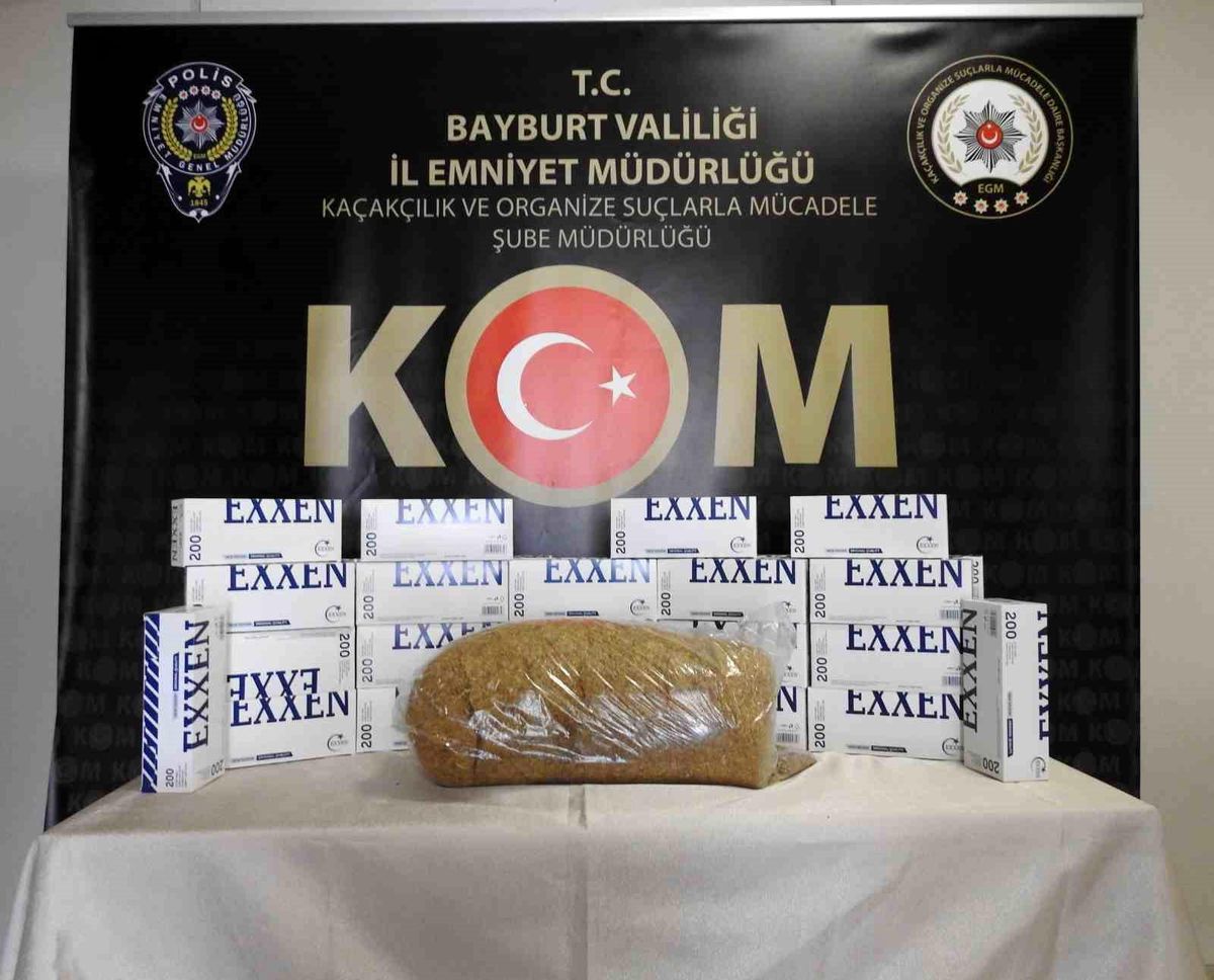 Bayburt\'ta Kaçak Sigara Operasyonu