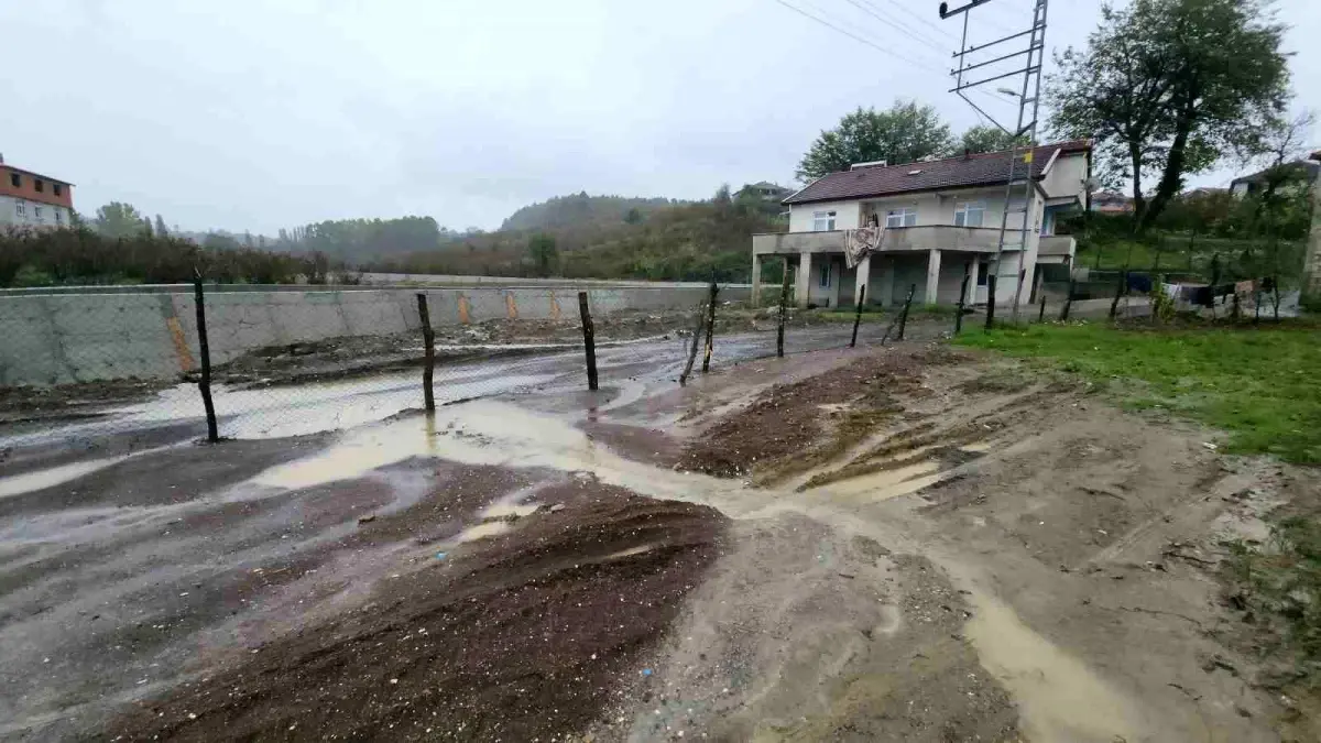 Köydeki Yol Sorunu İçin Bahçesini Kapatıp Tepki Gösterdi