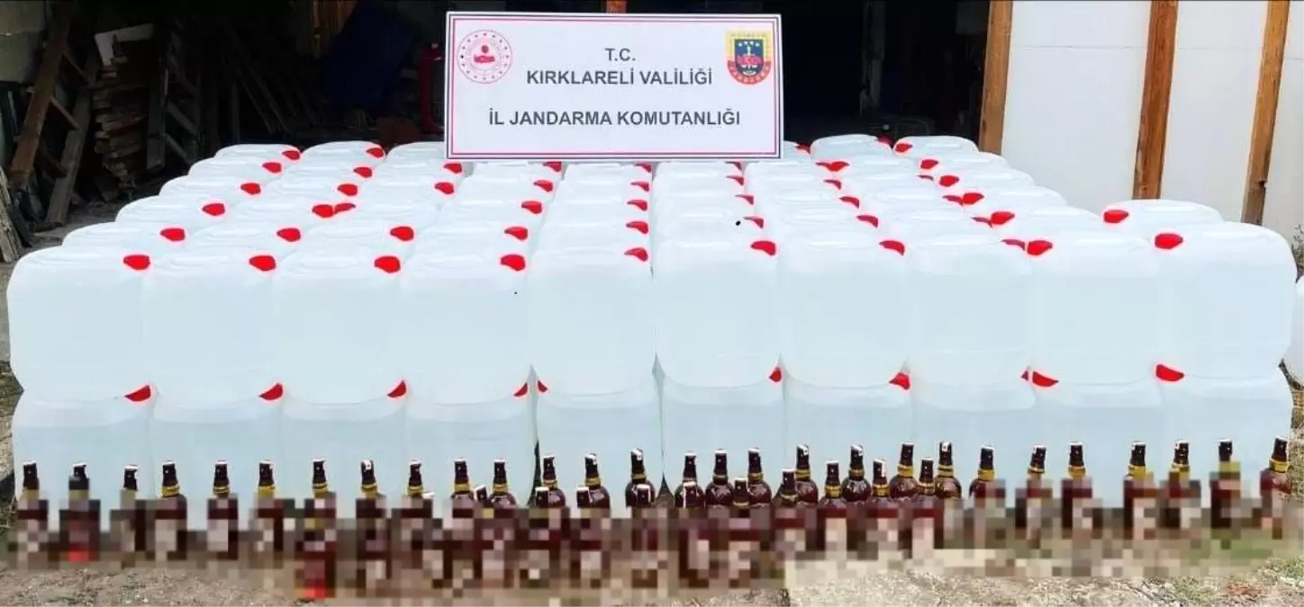 Lüleburgaz\'da 3.360 Litre Etil Alkol Ele Geçirildi