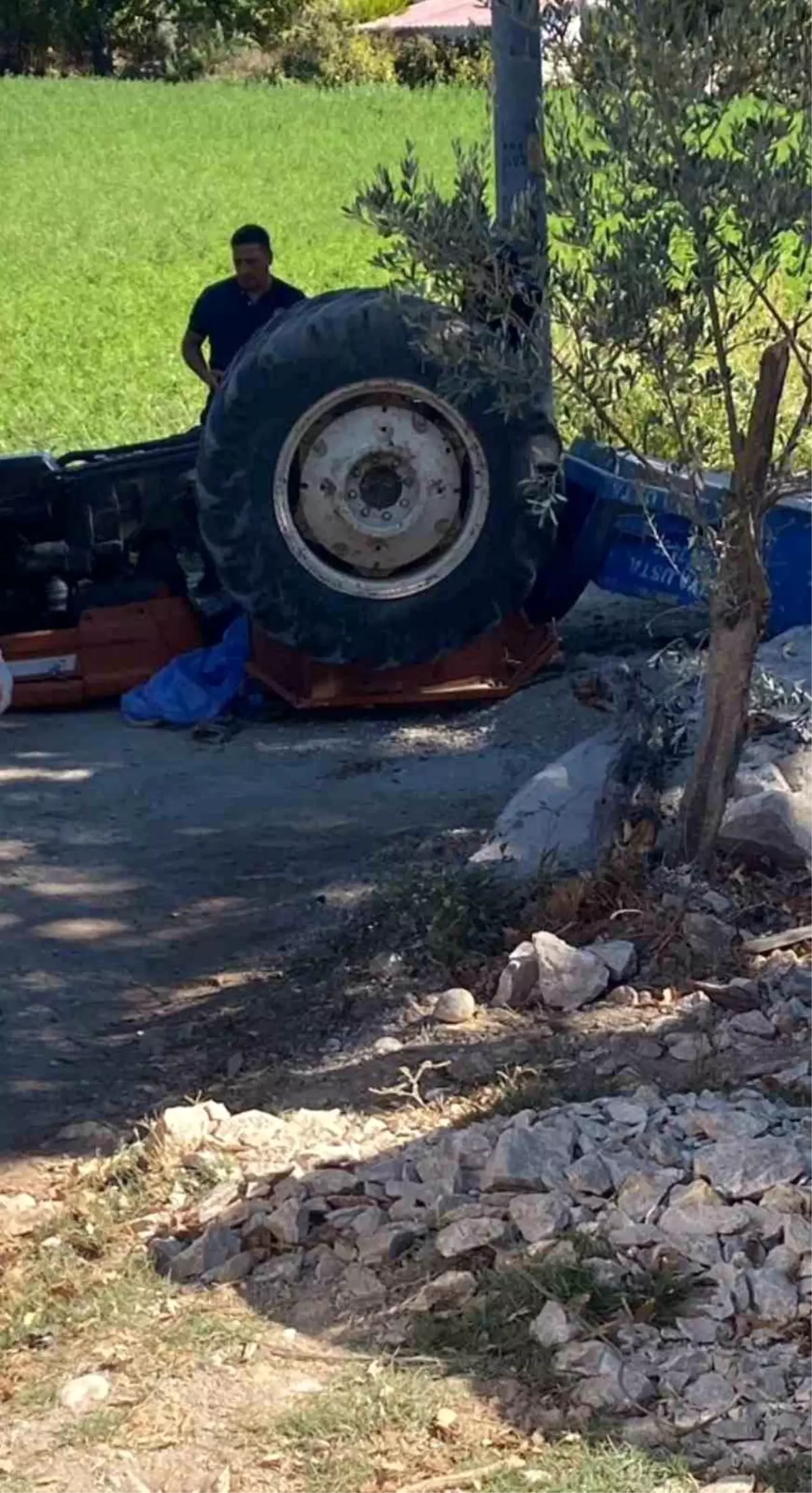 Traktör Kazasında Sürücü Hayatını Kaybetti