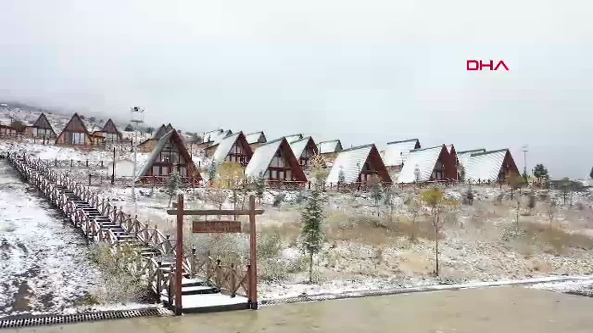 Yıldız Dağı\'na Kar Yağdı
