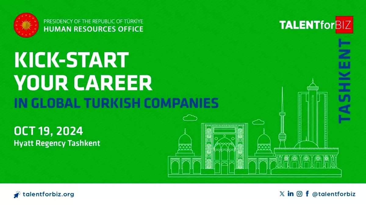 TalentforBIZ Kariyer Etkinliği Özbekistan\'da