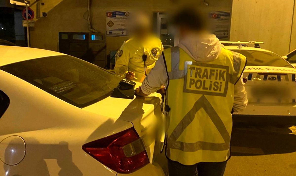 Kayseri\'de Ters Şeritte Giden Sürücüye Ceza