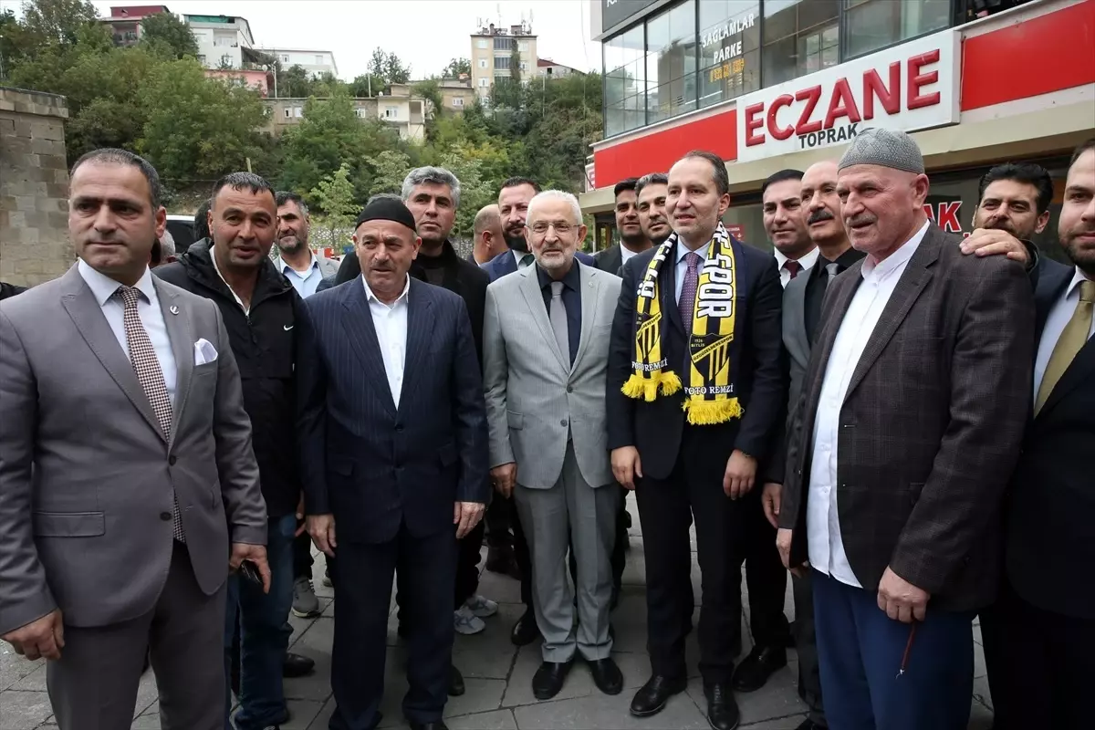 Erbakan Bitlis\'te Esnafla Buluştu