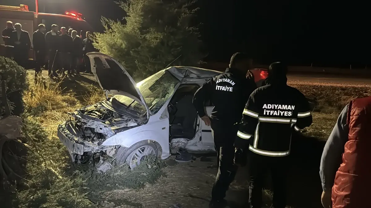 Adıyaman\'da Trafik Kazası: 1 Ölü, 3 Yaralı