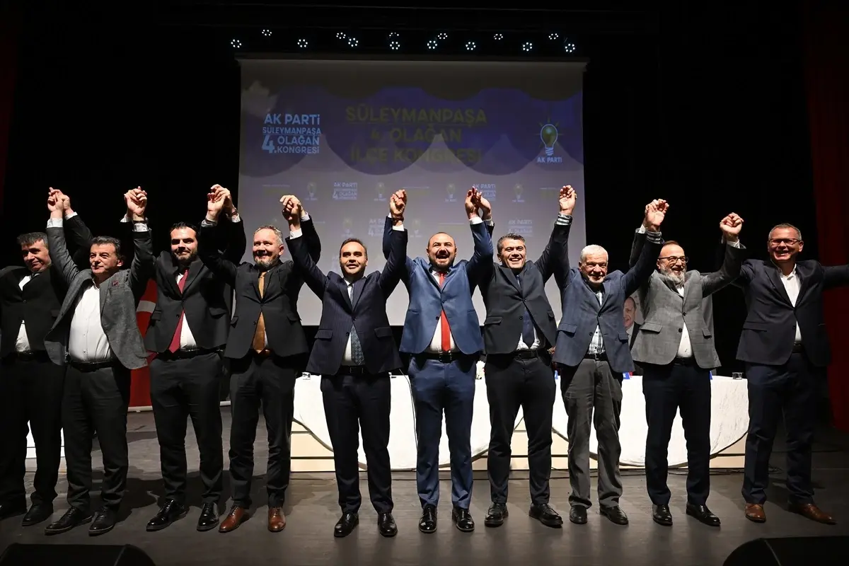 Sanayi ve Teknoloji Bakanı Kacır, AK Parti Süleymanpaşa 4. Olağan İlçe Kongresi\'nde konuştu Açıklaması