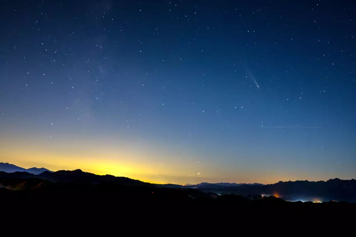 Kuyruklu Yıldız Çin Semalarında Görüntülendi