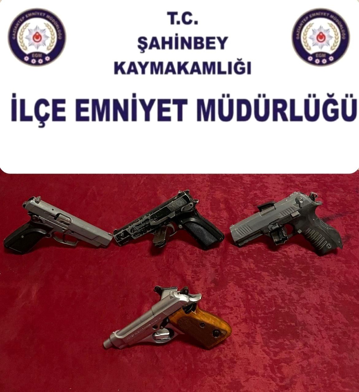 Gaziantep\'te Silah Operasyonu: 6 Gözaltı