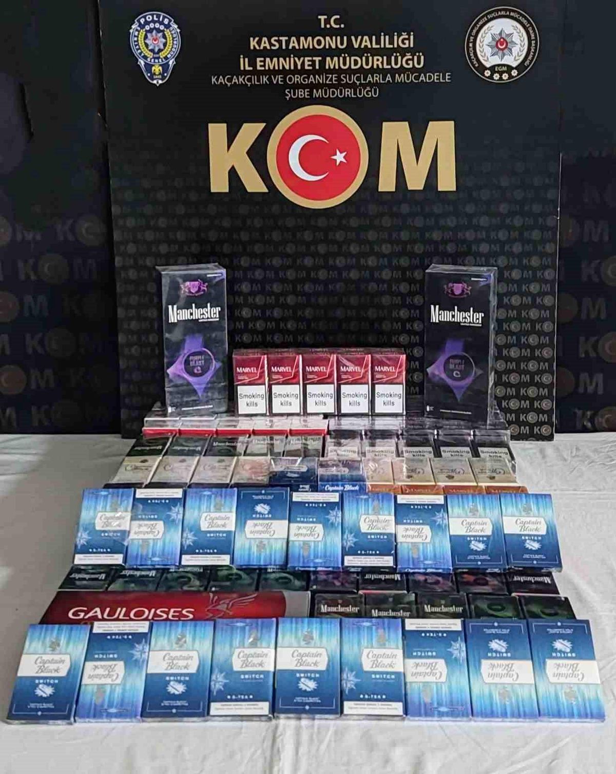 Kastamonu\'da Kaçak Sigara Operasyonu