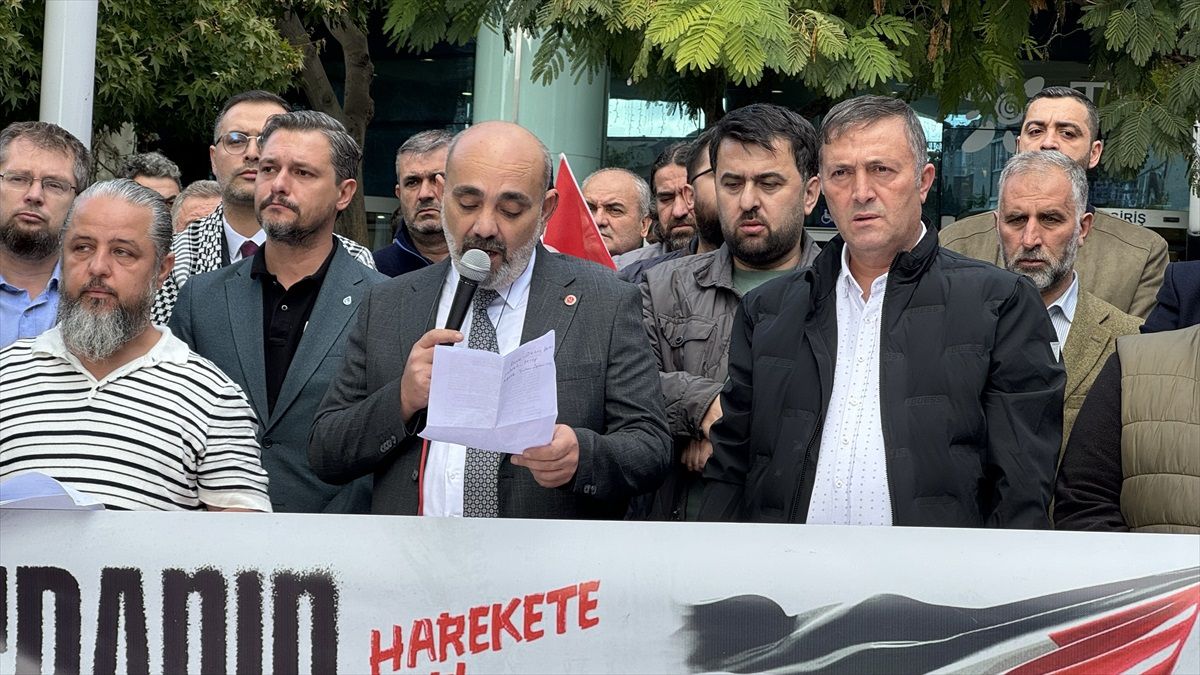 Tekirdağ\'da İsrail Saldırılarına Protesto