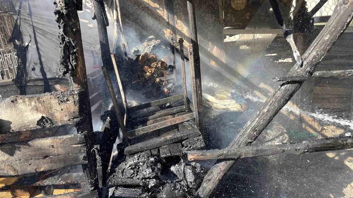 Çankırı\'da Garaj Yangını: Kullanılamaz Hale Geldi