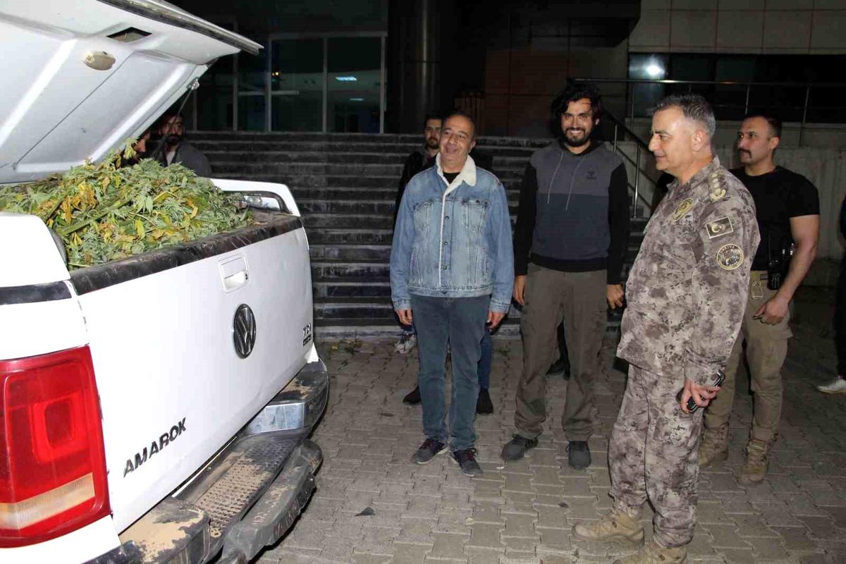 Bingöl\'de 542 Kilogram Esrar Ele Geçirildi