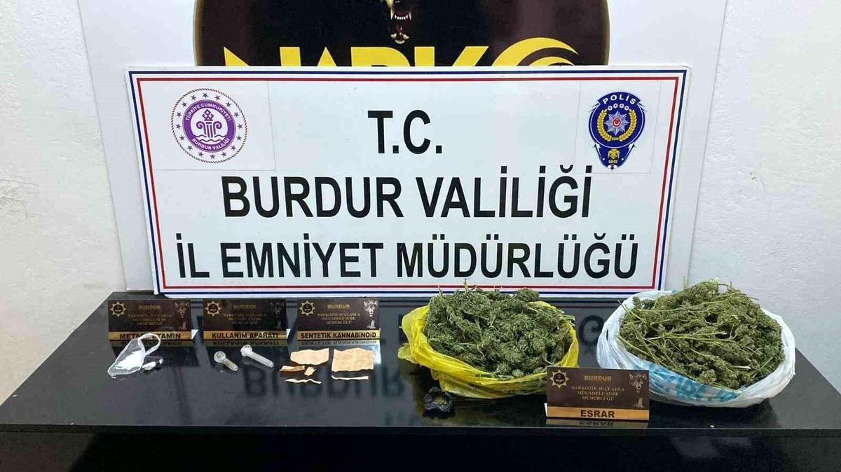 Burdur\'da Uyuşturucu Operasyonu: İki Tutuklama