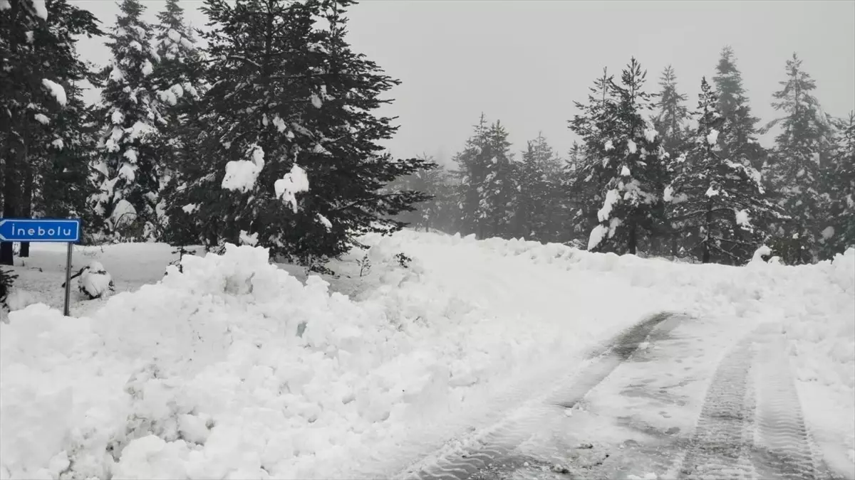 Kastamonu\'da Erken Kar Mücadelesi