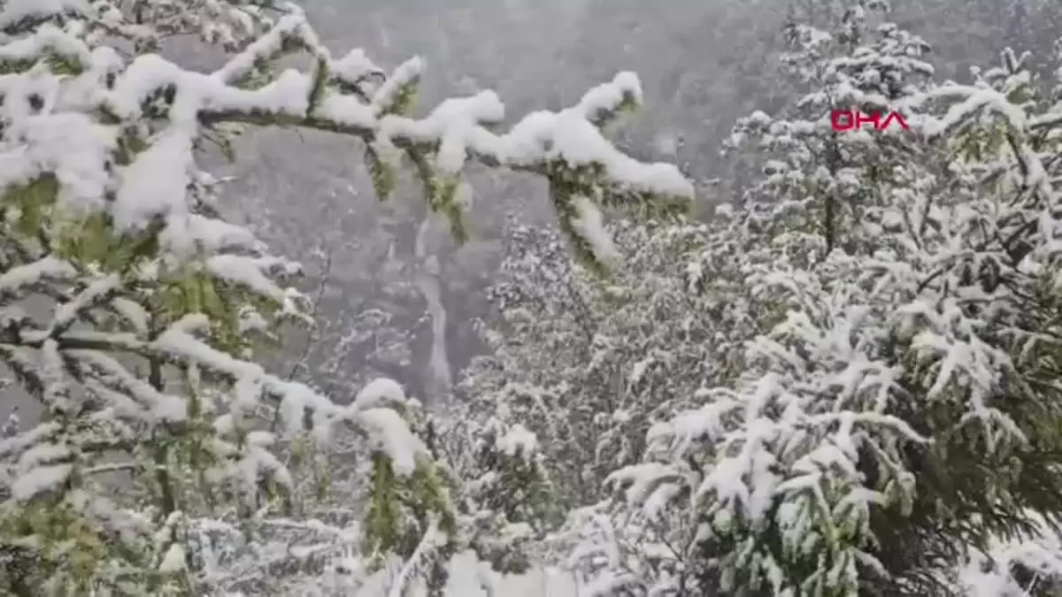 Ayder Yaylası Karla Kaplandı