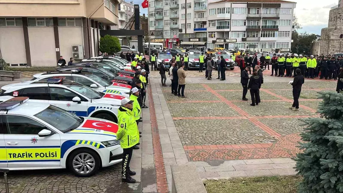 Sinop’a Yeni Emniyet Araçları Tahsis Edildi