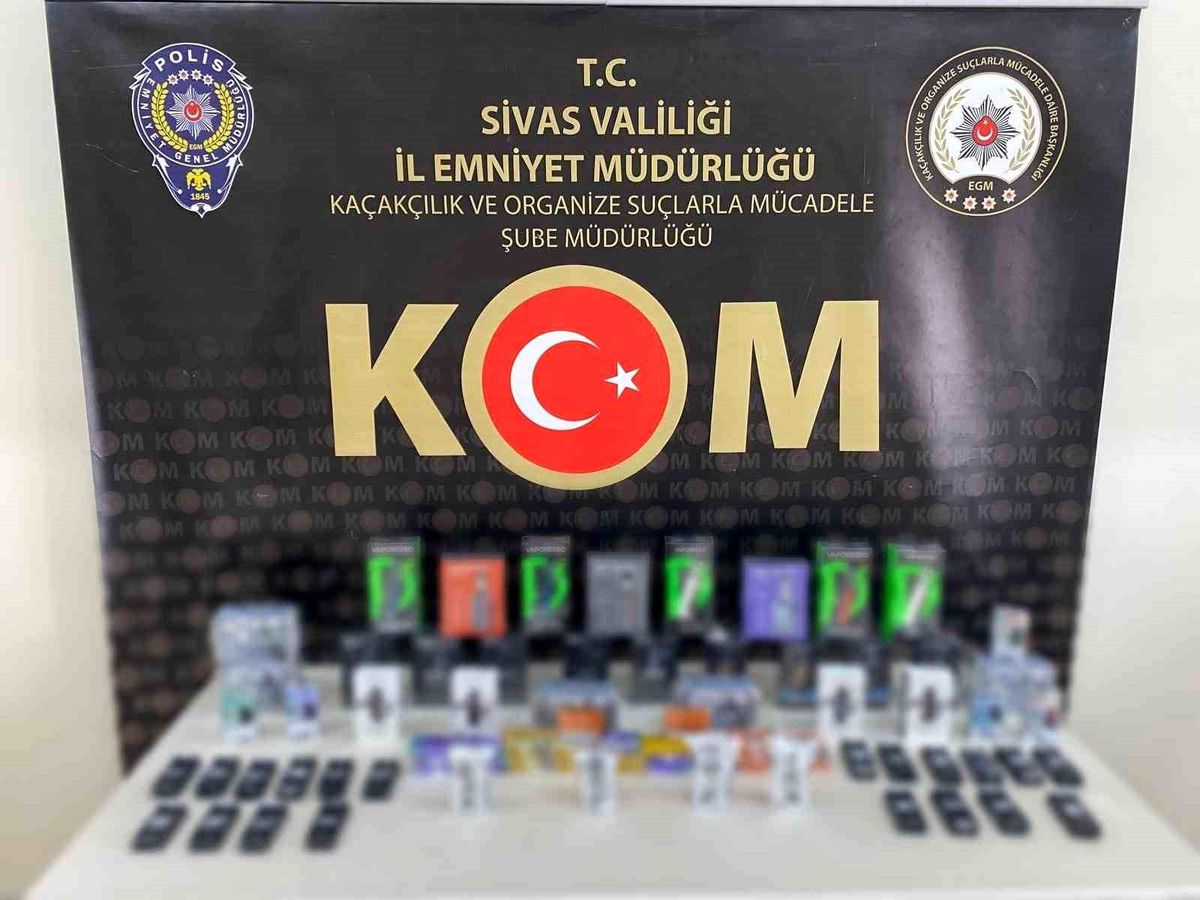 Sivas\'ta Kaçak Ürün Operasyonu