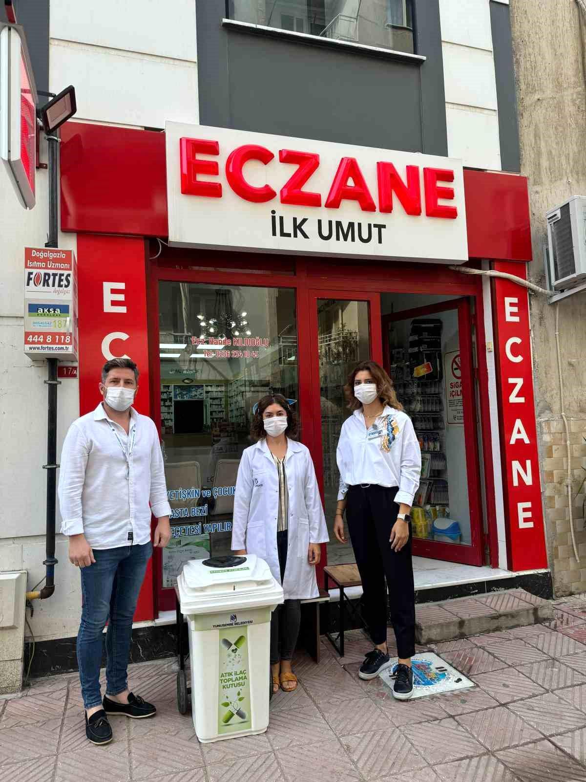 Yunusemre Belediyesi Atık İlaç Toplama Projesini Başlattı