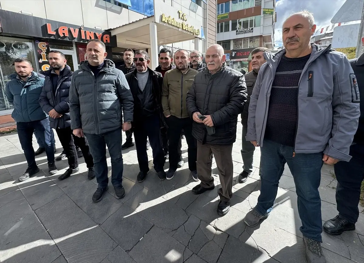 Ardahan\'da İmar Uygulamasına Protesto