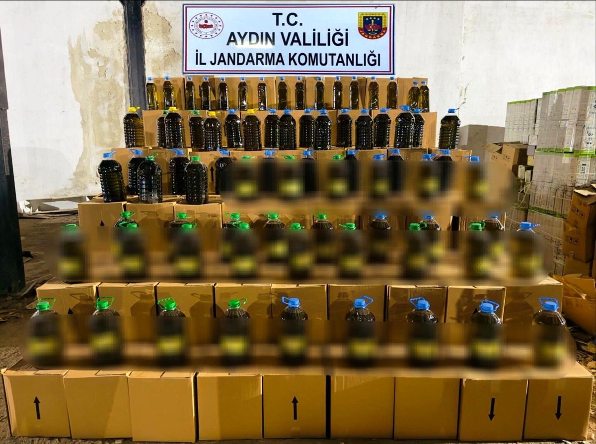 Aydın\'da 6.5 Ton Sahte Zeytinyağı Ele Geçirildi