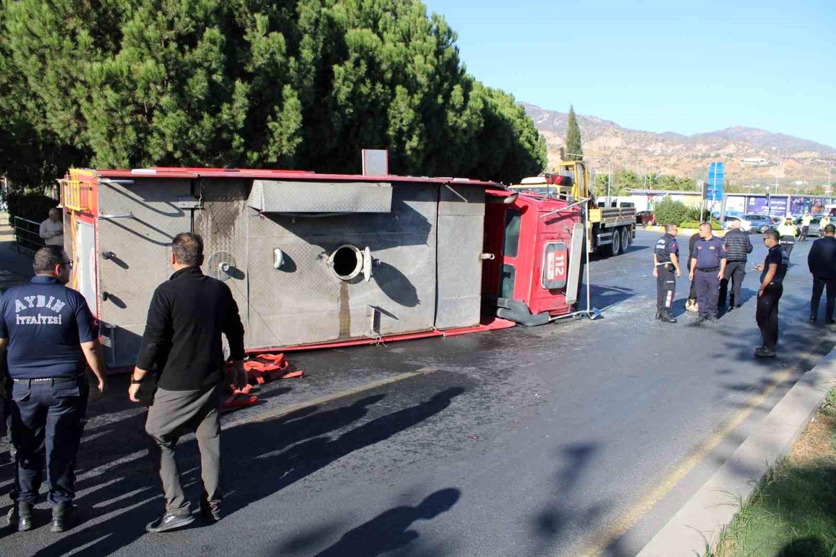 Aydın\'da İtfaiye Aracıyla Kaza: Çok Sayıda Yaralı