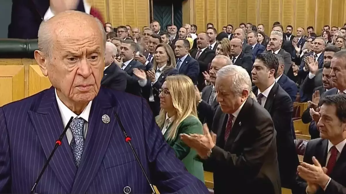 Bahçeli\'nin FETÖ elebaşı ile ilgili sözleri salonu ayağa kaldırdı