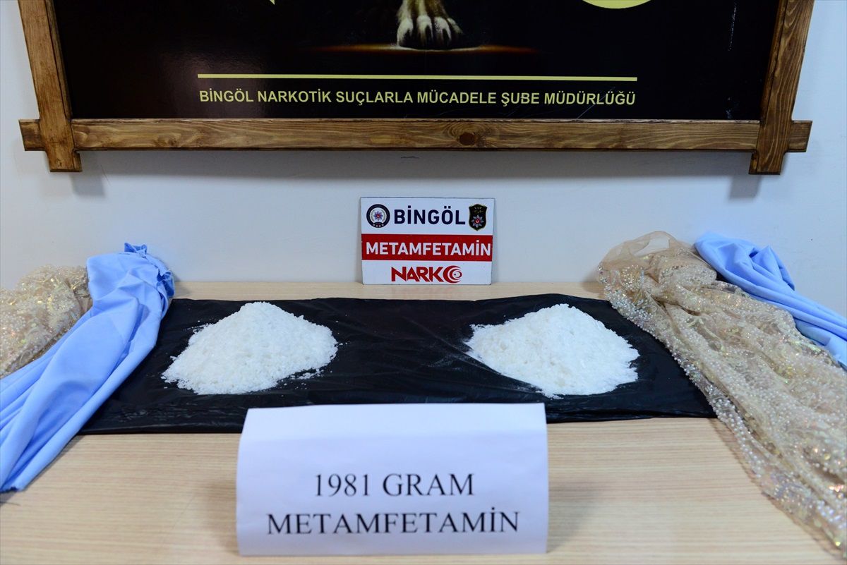 Bingöl\'de 2 Kilo Metamfetamin Ele Geçirildi