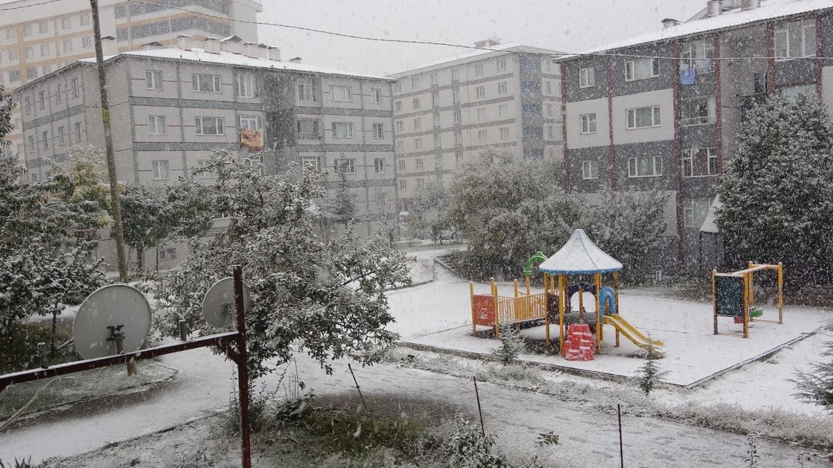 Bitlis\'te Kar Yağışı Başladı