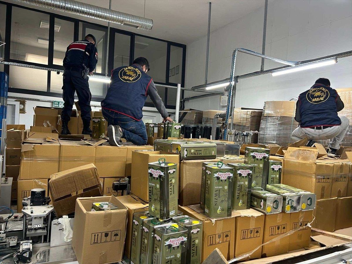 Yalova\'da 33 Bin Litre Kaçak Zeytinyağı Ele Geçirildi