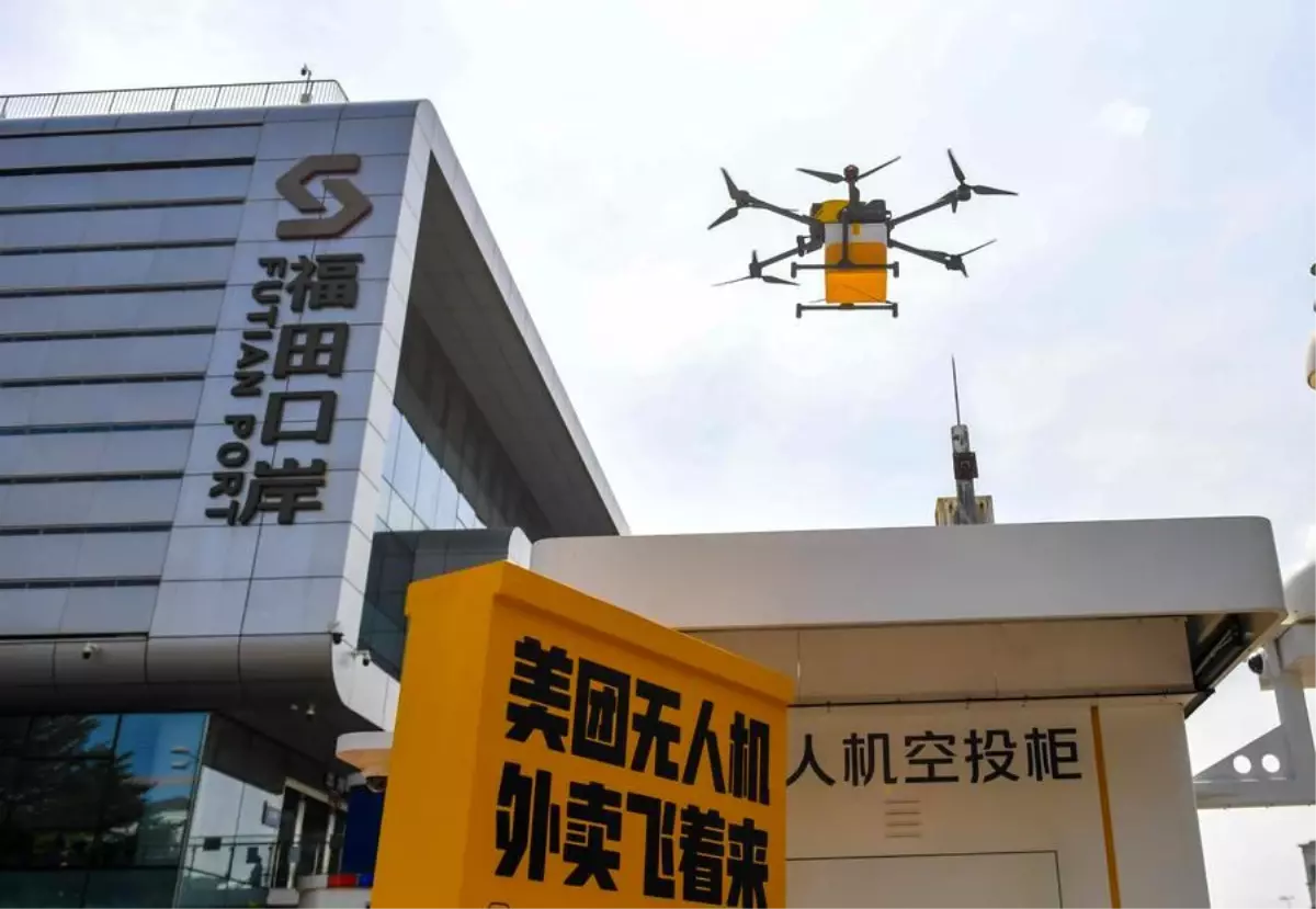 Shenzhen\'de İlk Drone Teslimat Rotası Başladı