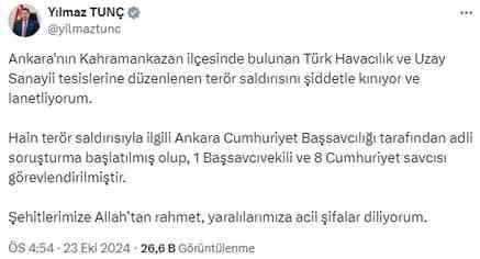 Ankara'da TUSAŞ'a terör saldırısı! Şehit ve yaralılarımız var