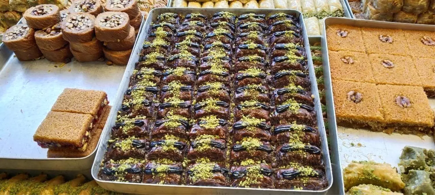 Edirne\'de İlk Dubai Baklavası