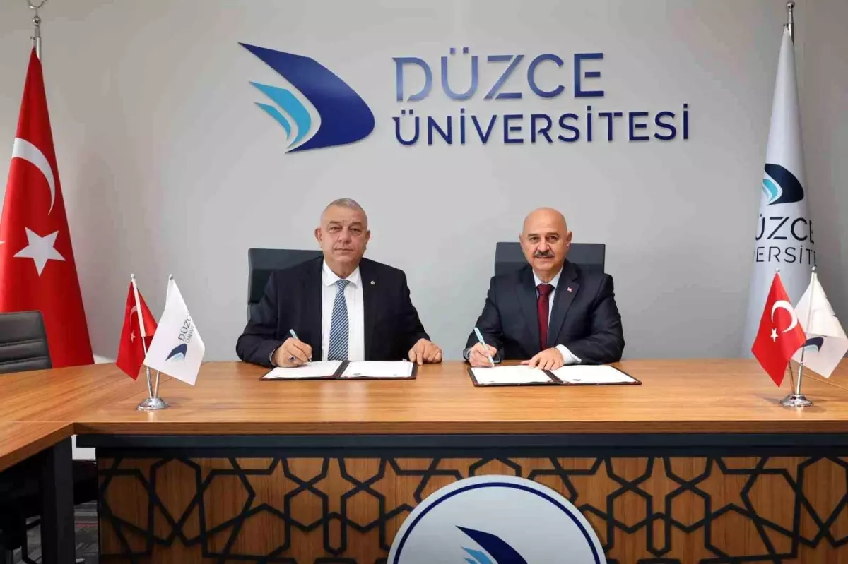 Düzce Üniversitesi ve DTSO\'dan Eğitim Protokolü