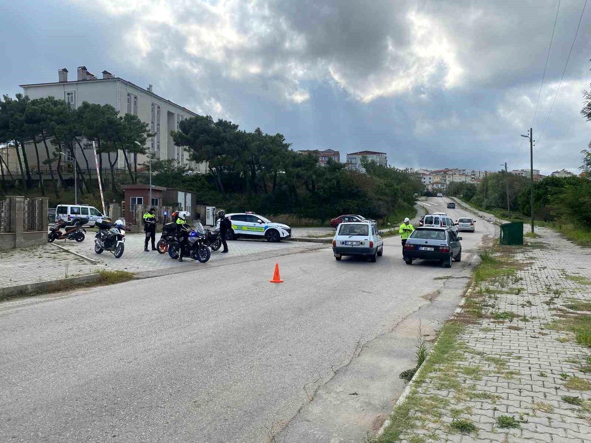 Sinop\'ta Trafik Denetimleri Devam Ediyor