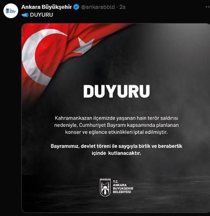 Cumhuriyet Bayramı kutlamaları yapılacak mı? Belediyelerden tek tek açıklama geliyor