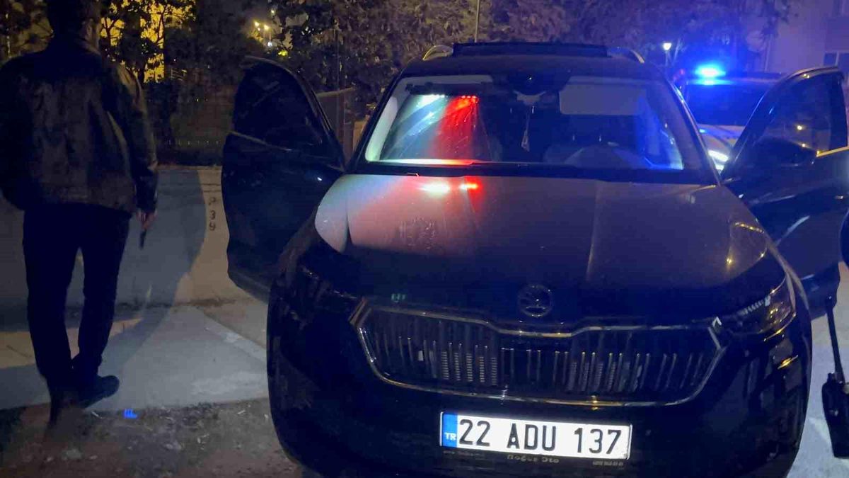 Edirne\'de Usulsüz Çakar Lamba Cezası