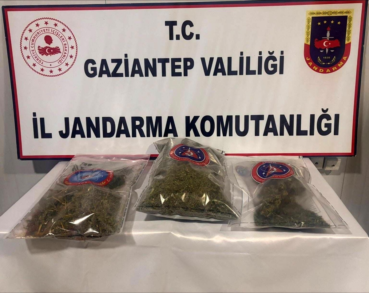 Gaziantep\'te 1 kilo esrar ele geçirildi