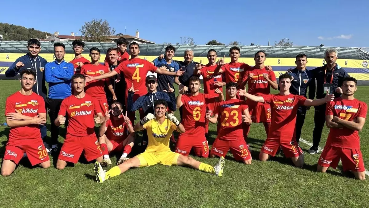 Kayserispor U19, Eyüpspor\'u Son Dakikada Yendi