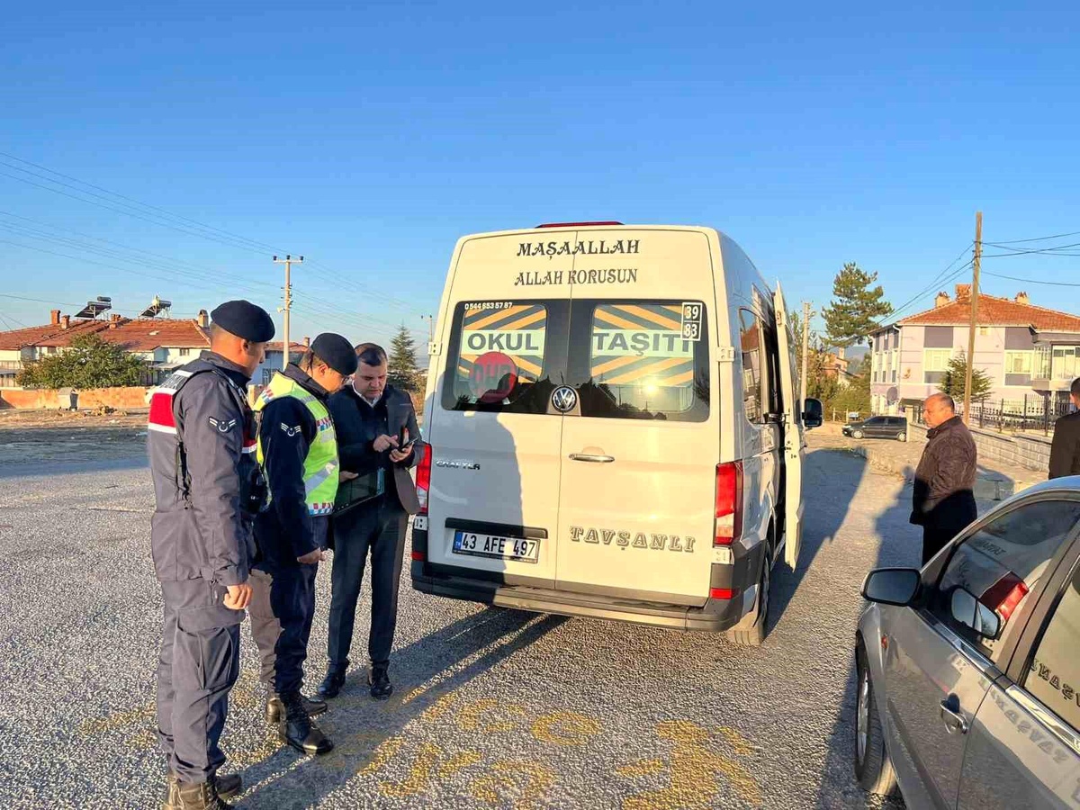 Kütahya\'da Okul Servislerine Denetim
