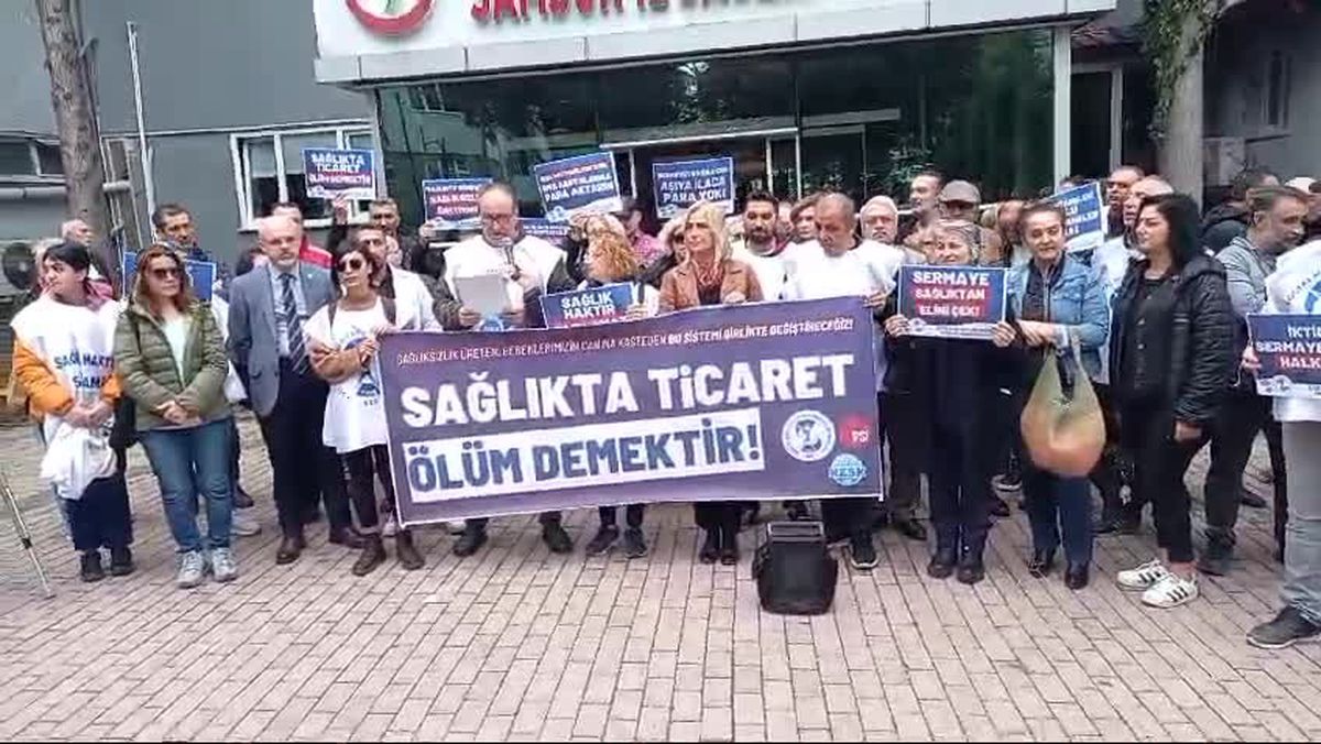 SES\'ten Sağlıkta Dönüşüm Programı\'na Protesto