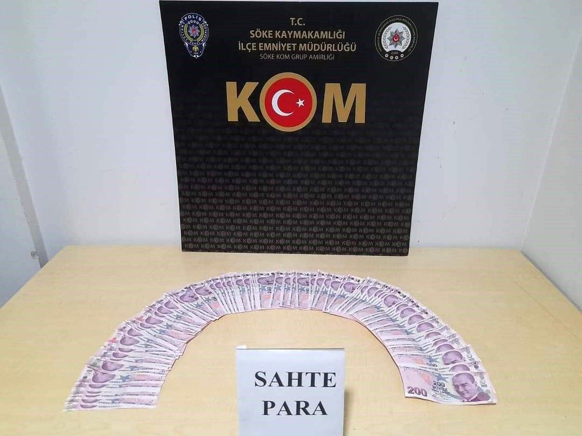 Söke\'de Sahte Para Operasyonu