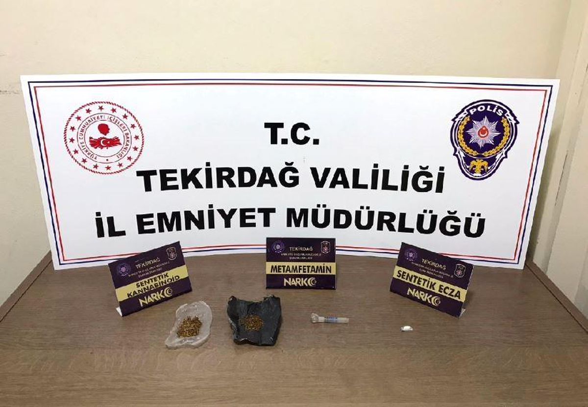 Tekirdağ\'da Narkotik Operasyonları